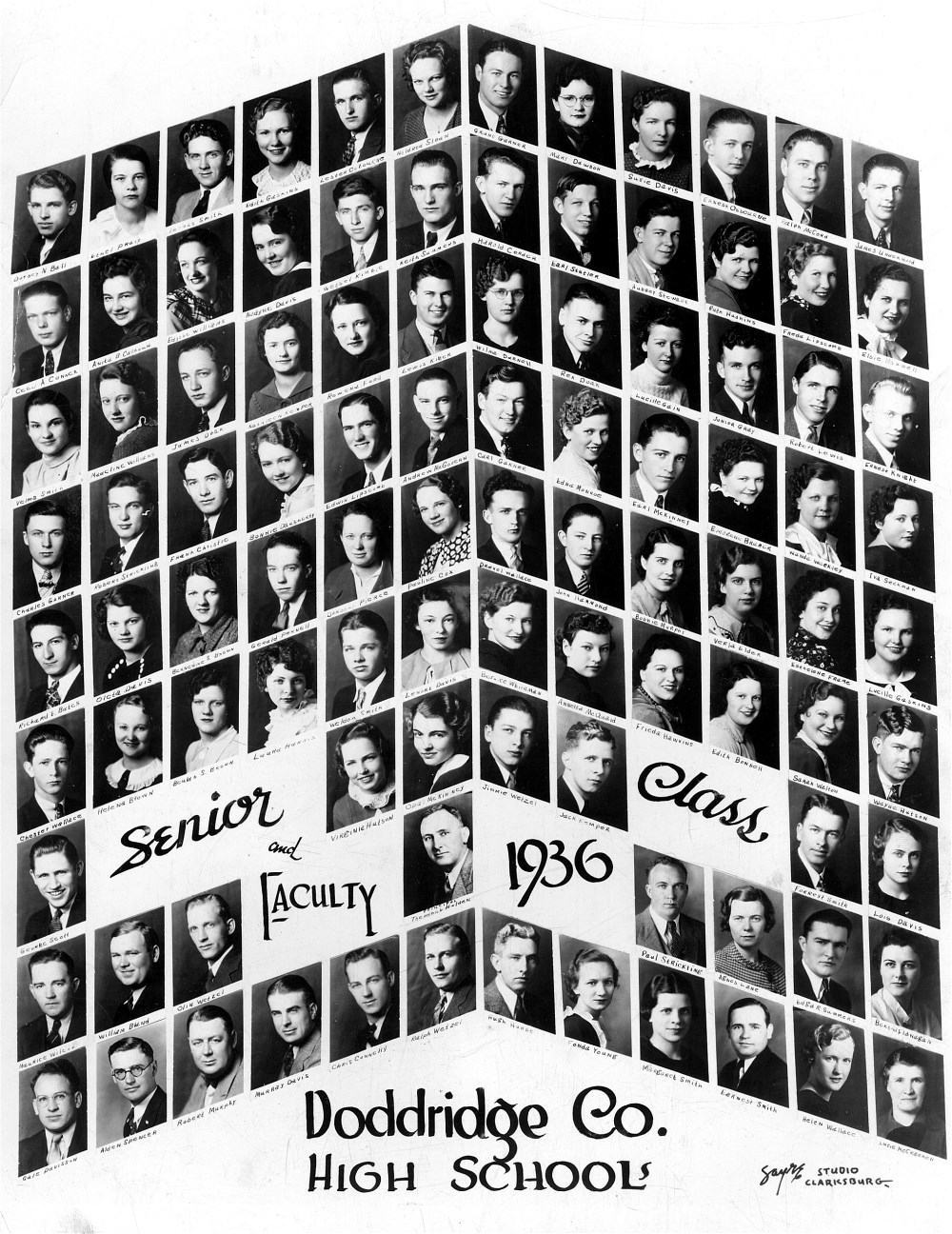 West Union High School Senior Class 1936