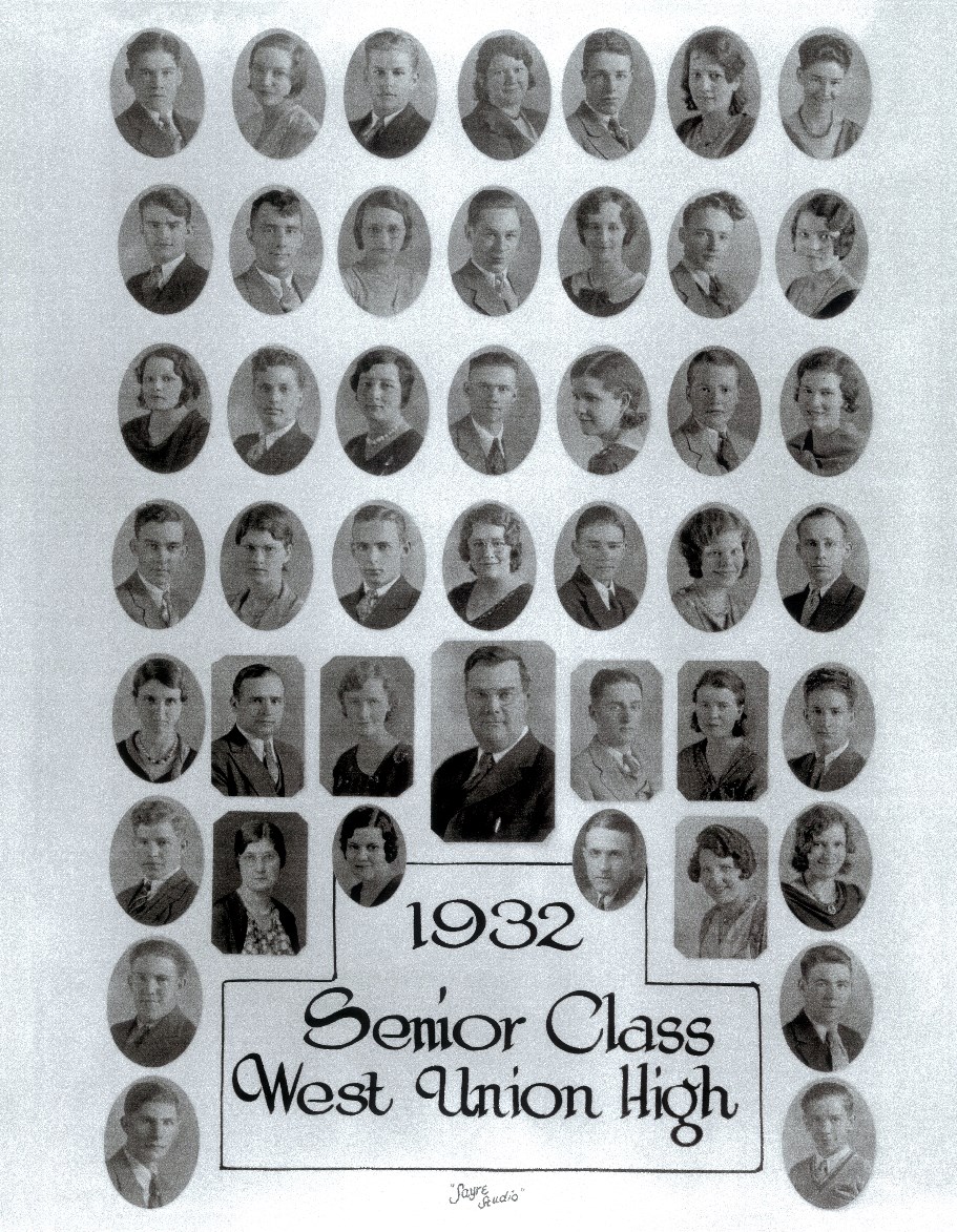 1932 West Union High School Senior Photo