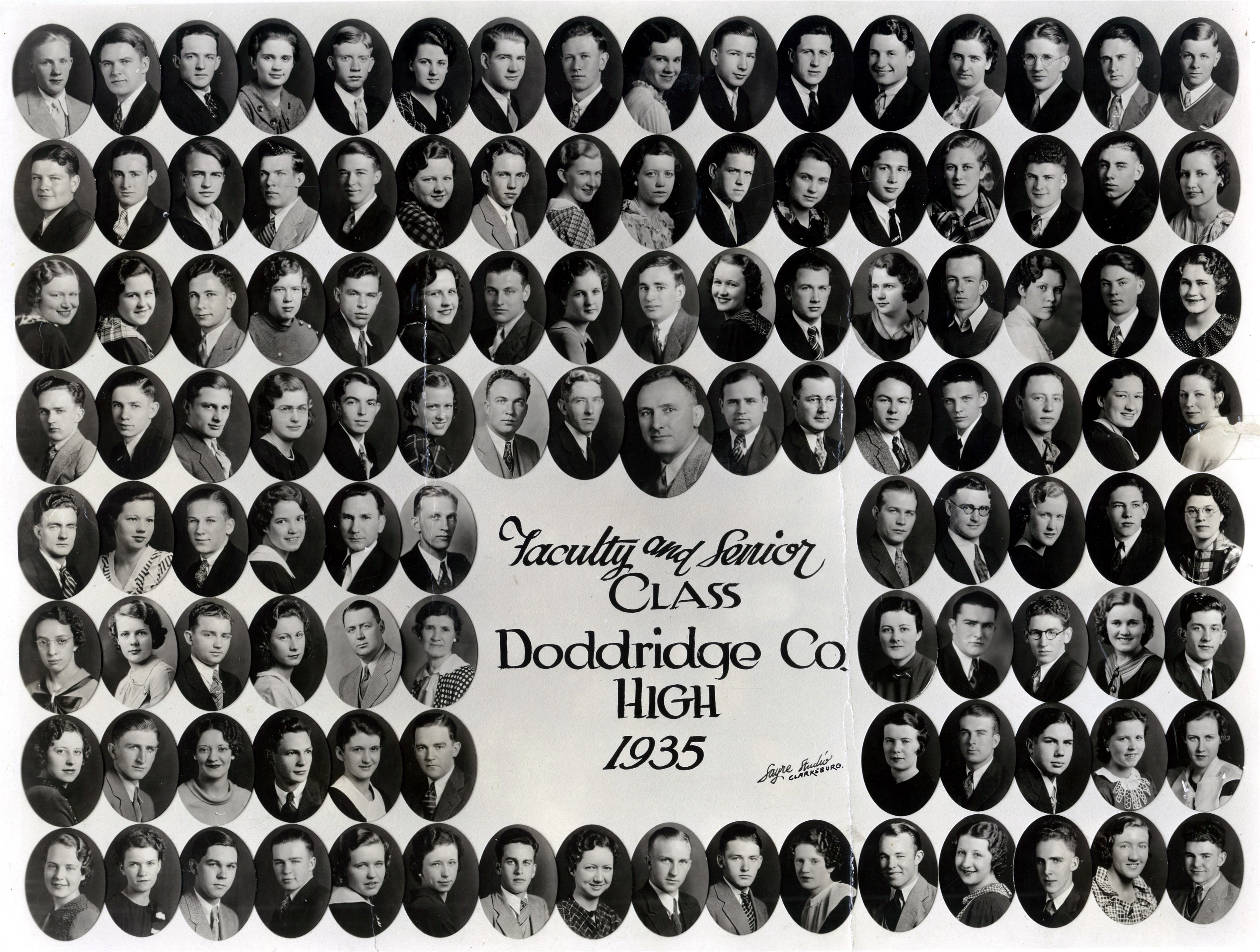 West Union High School Senior Class 1935