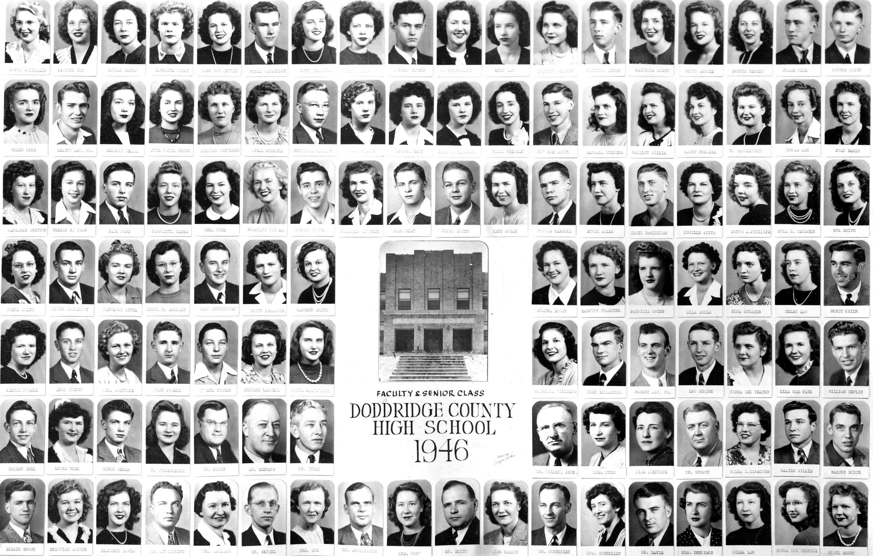 1946 Doddridge High School Senior Class2782 x 1773